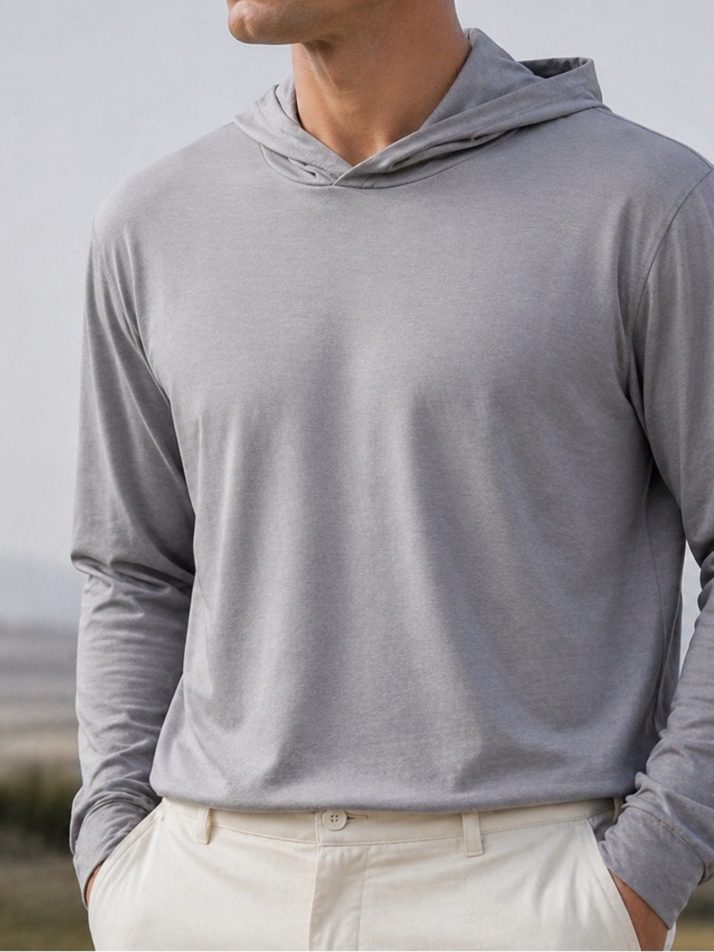 G/Fore Performance Hooded Sun Shirt Large Golfcore Luxury Pullover Fishing